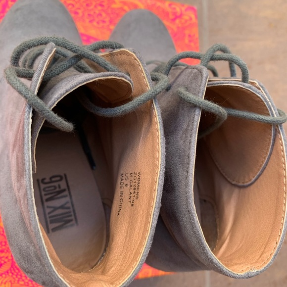 Suede Platform Booties - Picture 6 of 9